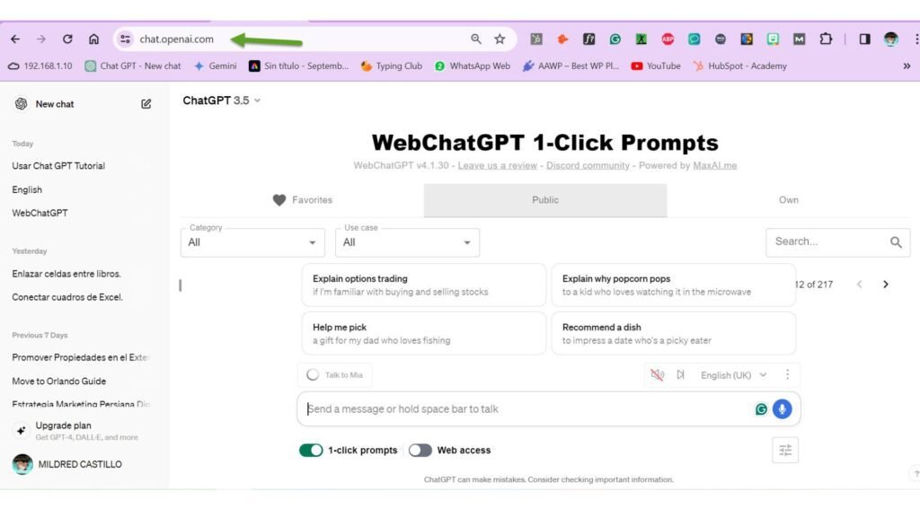 Cómo Dominar el Chat GPT: Un tutorial paso a paso 2025 1 Icono de acceso a una plataforma en línea.